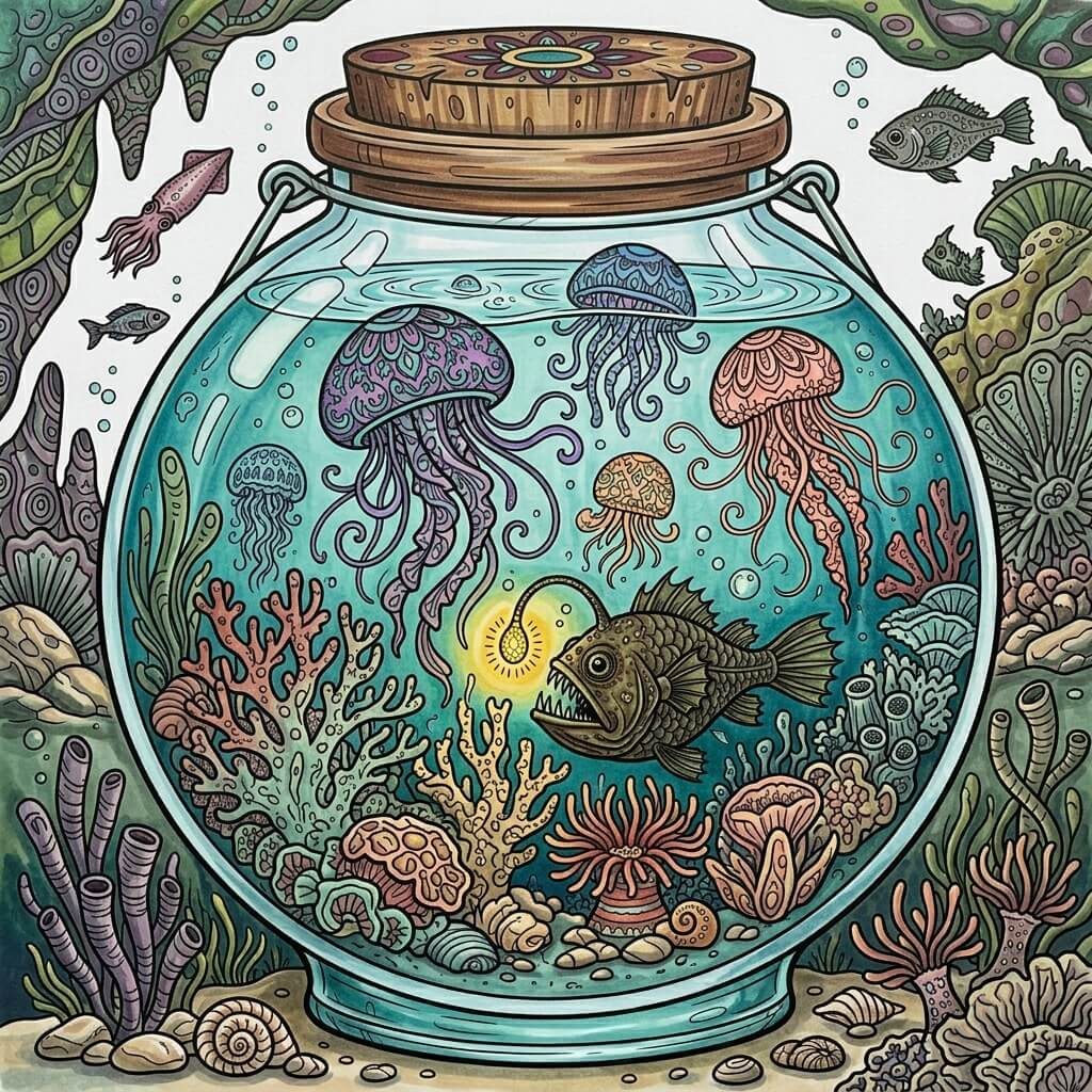 Deep Sea jar scene - color.