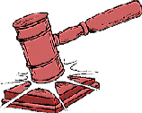 A judge's gavel